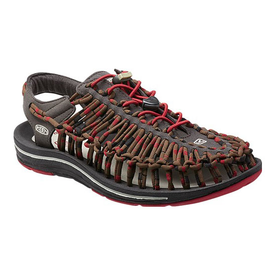 New Arrivals Keen Men's Uneek Round Cord Red Dahlia