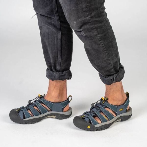 Keen Outlet Men's Newport H2-NAVY/MEDIUM GRAY