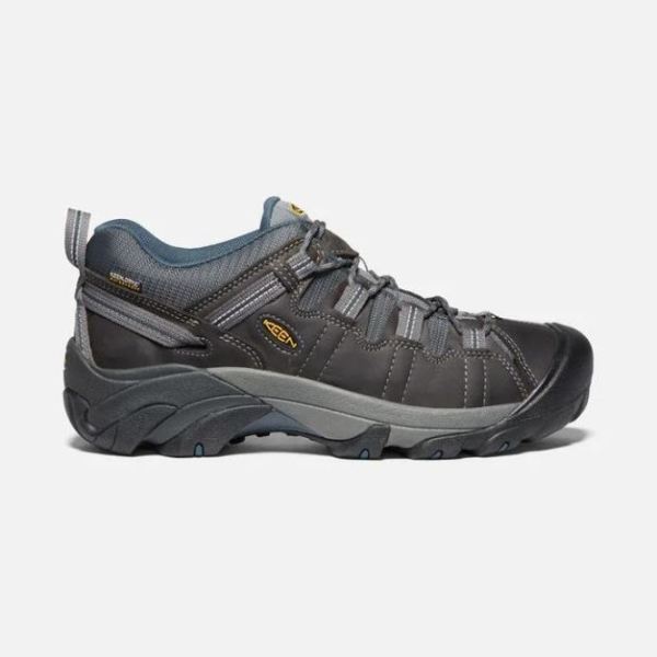 Keen Outlet Men's Targhee II Waterproof-Gargoyle/Midnight Navy