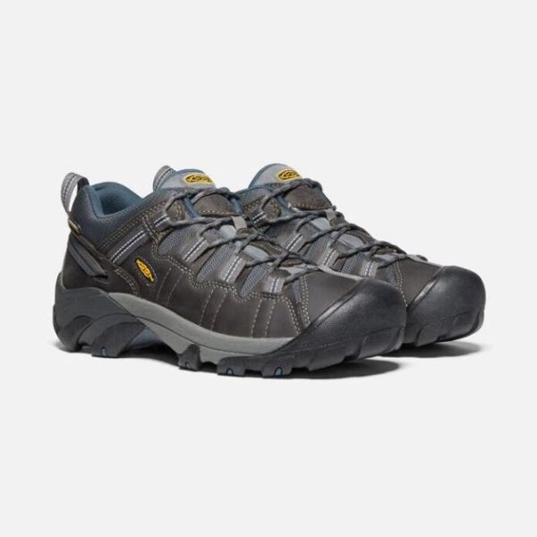 Keen Outlet Men's Targhee II Waterproof-Gargoyle/Midnight Navy - Click Image to Close