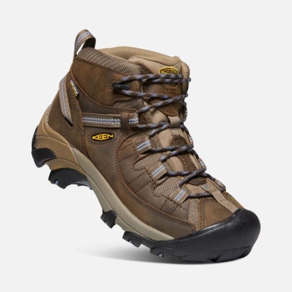 Keen Outlet Women's Targhee II Waterproof Mid-Slate Black/Flint Stone