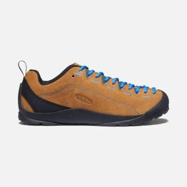 Keen Outlet Women's Jasper Suede Sneakers-CATHAY SPICE/ORION BLUE - Click Image to Close