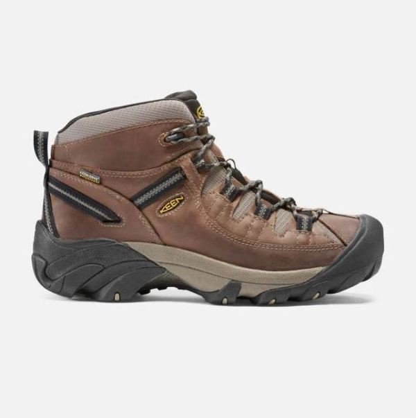 Keen Outlet Men's Targhee II Waterproof Mid-Shitake/Brindle