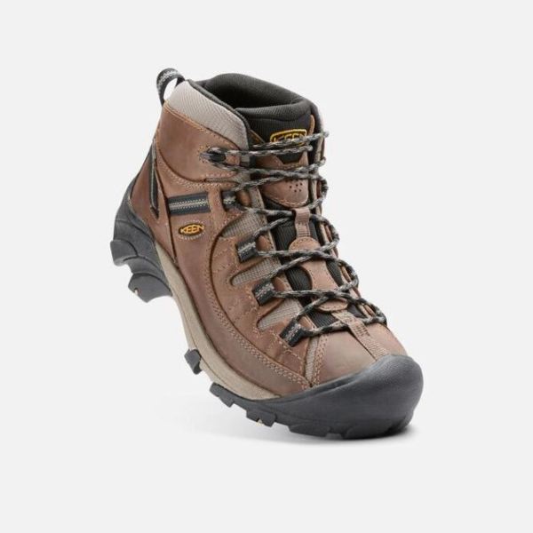 Keen Outlet Men's Targhee II Waterproof Mid-Shitake/Brindle