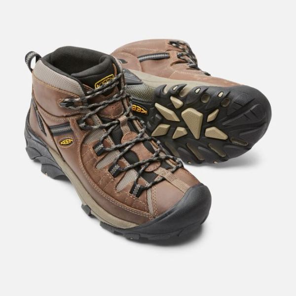 Keen Outlet Men's Targhee II Waterproof Mid-Shitake/Brindle