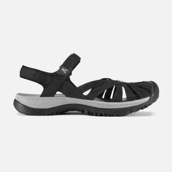 Keen Outlet Women's Rose Sandal-BLACK/NEUTRAL GRAY - Click Image to Close