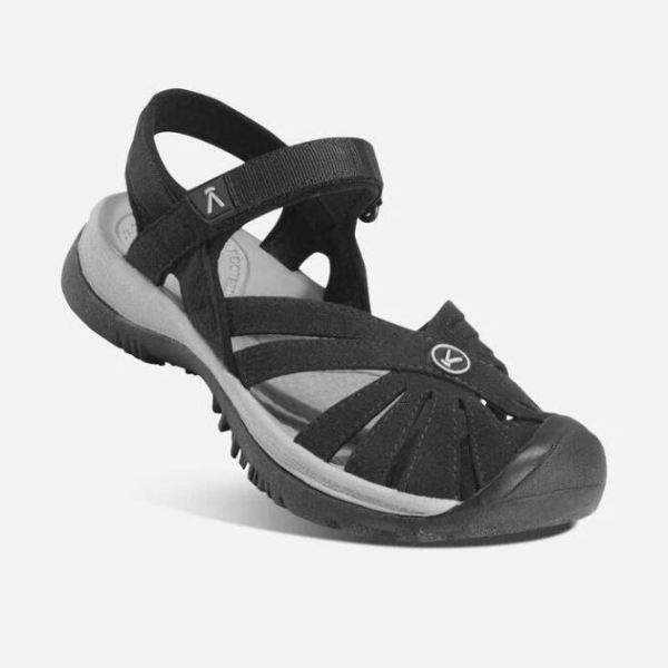 Keen Outlet Women's Rose Sandal-BLACK/NEUTRAL GRAY