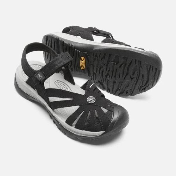 Keen Outlet Women's Rose Sandal-BLACK/NEUTRAL GRAY