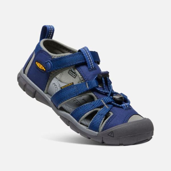 Keen Outlet Big Kids' Seacamp II CNX-BLUE DEPTHS/GARGOYLE