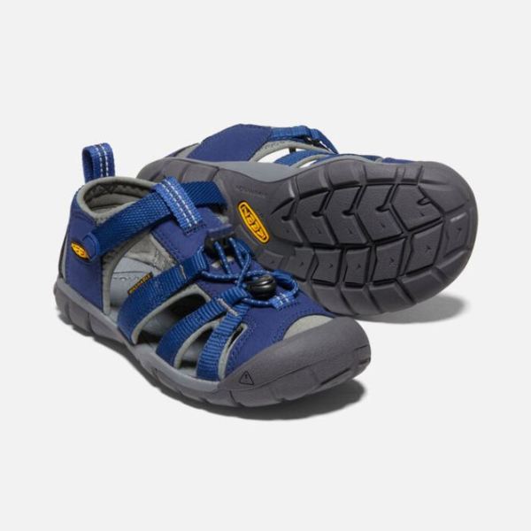 Keen Outlet Big Kids' Seacamp II CNX-BLUE DEPTHS/GARGOYLE - Click Image to Close