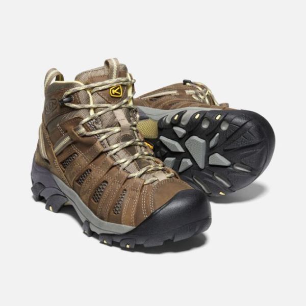 Keen Outlet Women's Voyageur Mid-Brindle/Custard - Click Image to Close