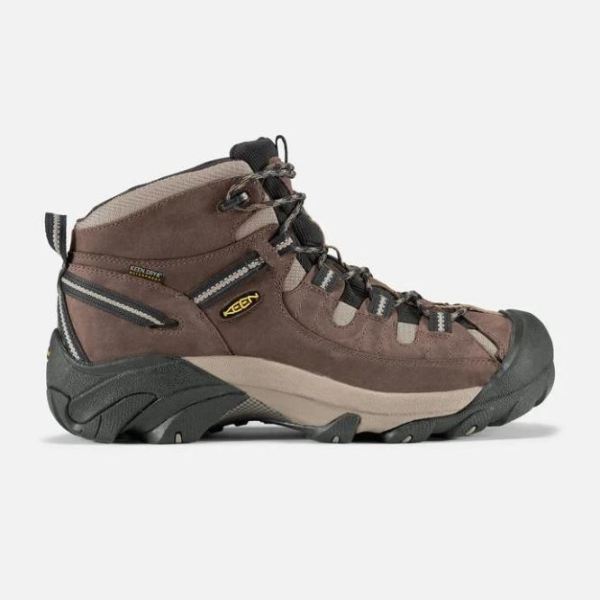 Keen Outlet Men's Targhee II Waterproof Mid Wide-Shitake/Brindle - Click Image to Close