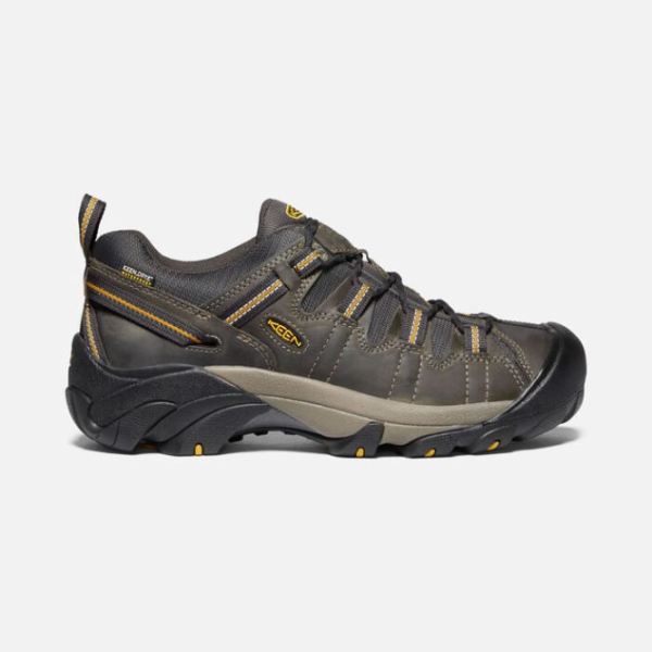 Keen Outlet Men's Targhee II Waterproof-Raven/Tawny Olive