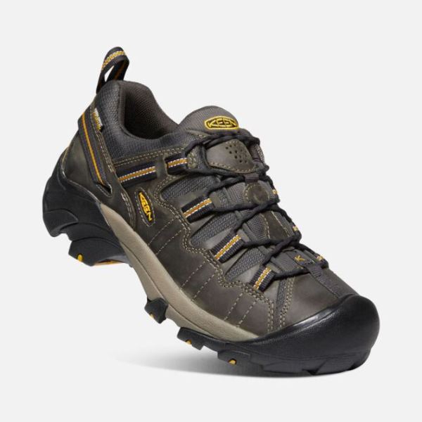 Keen Outlet Men's Targhee II Waterproof-Raven/Tawny Olive