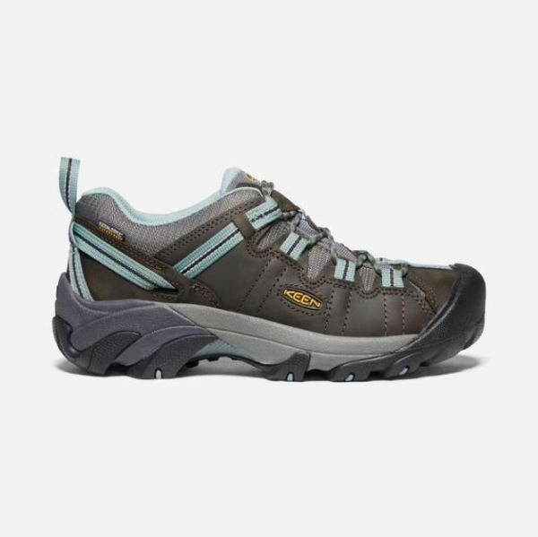 Keen Outlet Women's Targhee II Waterproof-Black Olive/Mineral Blue - Click Image to Close