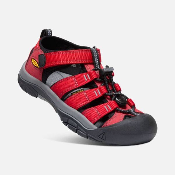 Keen Outlet Big Kids' Newport H2-Ribbon Red/Gargoyle