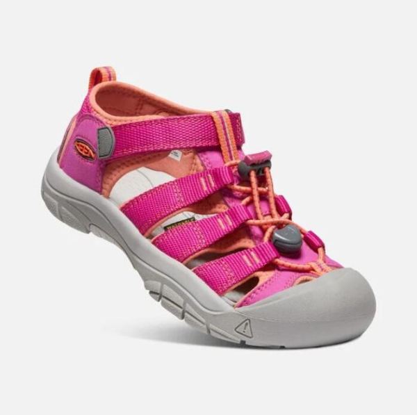 Keen Outlet Big Kids' Newport H2-Verry Berry/Fusion Coral