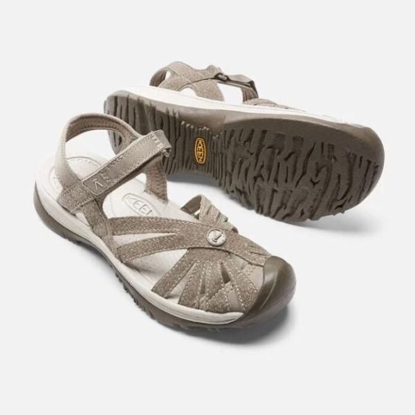 Keen Outlet Women's Rose Sandal-BRINDLE/SHITAKE - Click Image to Close