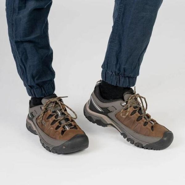 Keen Outlet Men's Targhee III Waterproof-BUNGEE CORD/BLACK - Click Image to Close