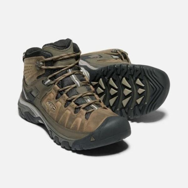 Keen Outlet Men's Targhee III Waterproof Mid-BUNGEE CORD/BLACK - Click Image to Close