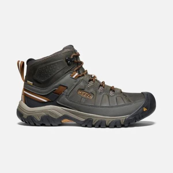 Keen Outlet Men's Targhee III Waterproof Mid-BLACK OLIVE - Click Image to Close