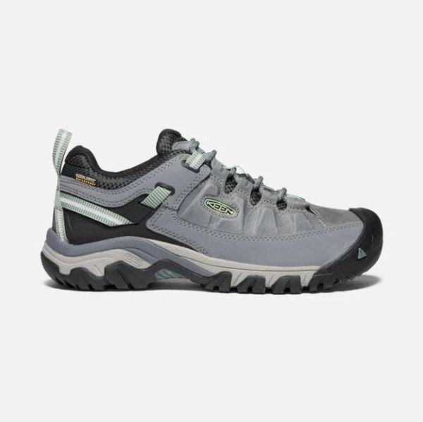 Keen Outlet Women's Targhee III Waterproof-BLEACHER/DUCK GREEN - Click Image to Close