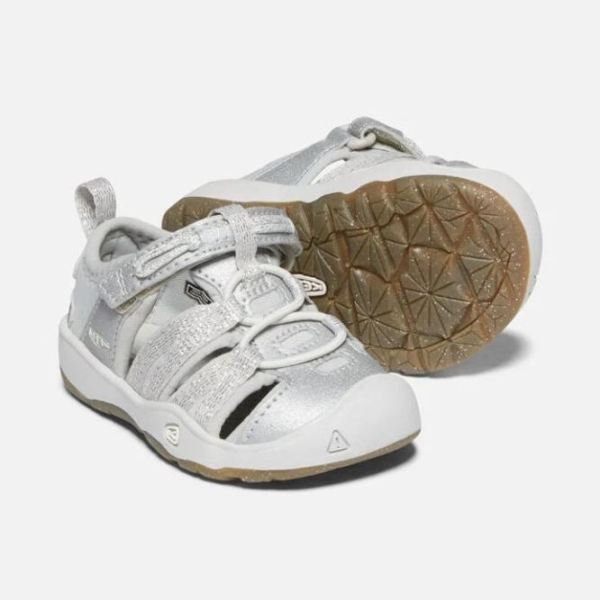 Keen Outlet Toddlers' Moxie Sandal-Silver - Click Image to Close