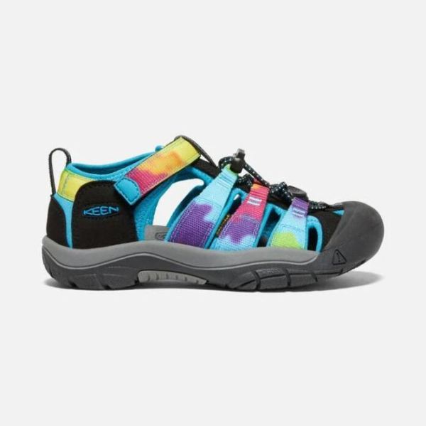 Keen Outlet Big Kids' Newport H2-Rainbow Tie Dye