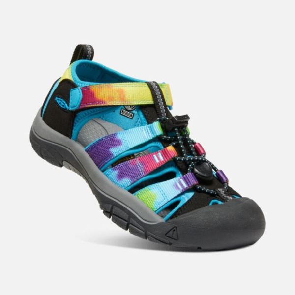 Keen Outlet Big Kids' Newport H2-Rainbow Tie Dye