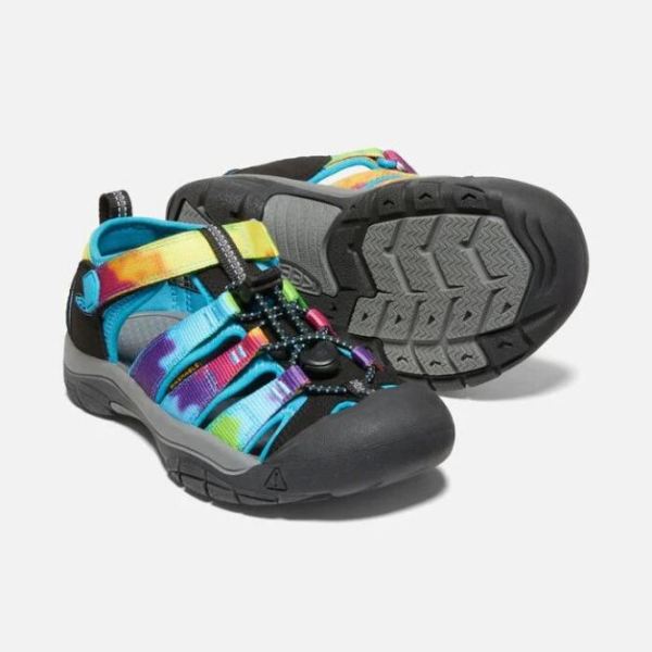 Keen Outlet Big Kids' Newport H2-Rainbow Tie Dye