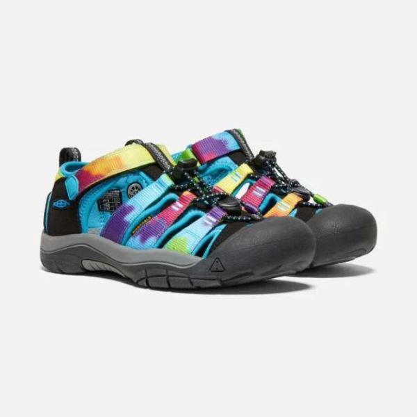 Keen Outlet Big Kids' Newport H2-Rainbow Tie Dye