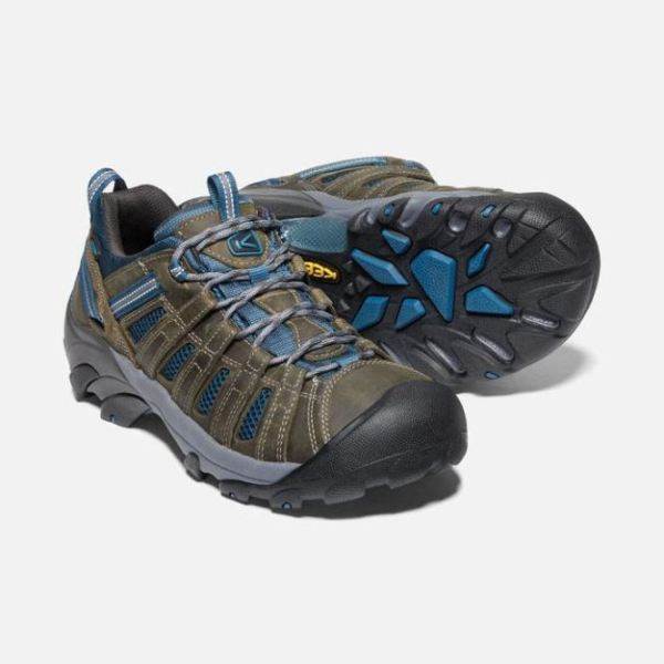 Keen Outlet Men's Voyageur-ALCATRAZ/LEGION BLUE - Click Image to Close