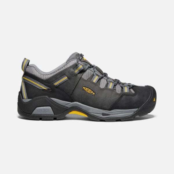 Keen Outlet Men's Detroit XT ESD (Soft Toe)-MAGNET/STEEL GREY