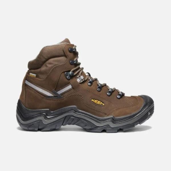 Keen Outlet Men's Durand II Waterproof Boot-CASCADE BROWN/GARGOYLE