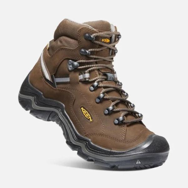 Keen Outlet Men's Durand II Waterproof Boot-CASCADE BROWN/GARGOYLE