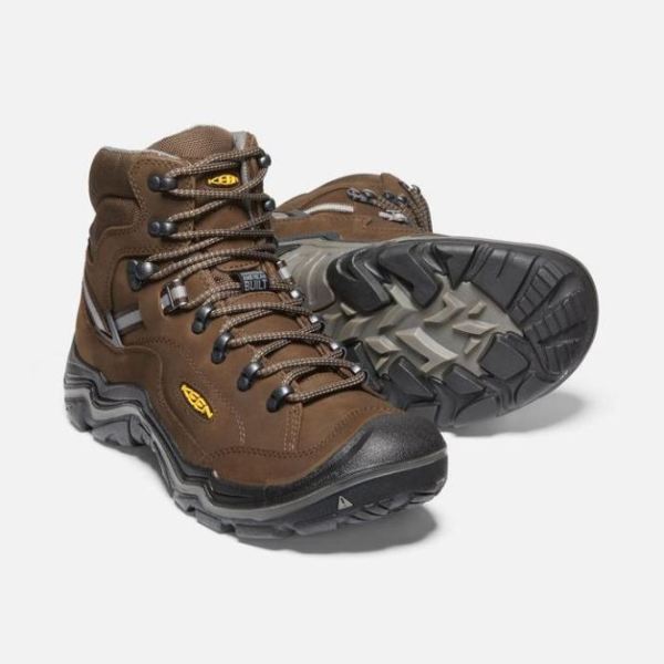 Keen Outlet Men's Durand II Waterproof Boot-CASCADE BROWN/GARGOYLE