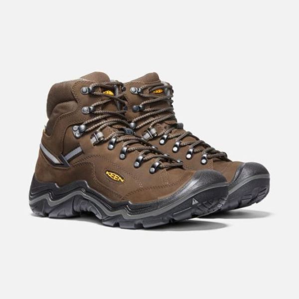 Keen Outlet Men's Durand II Waterproof Boot-CASCADE BROWN/GARGOYLE