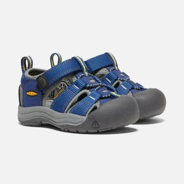 Keen Outlet Toddlers' Newport H2-Blue Depths/Gargoyle