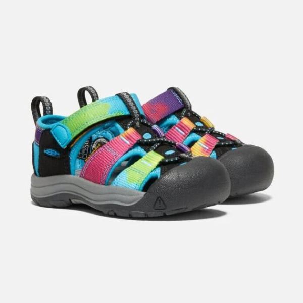 Keen Outlet Toddlers' Newport H2-Rainbow Tie Dye