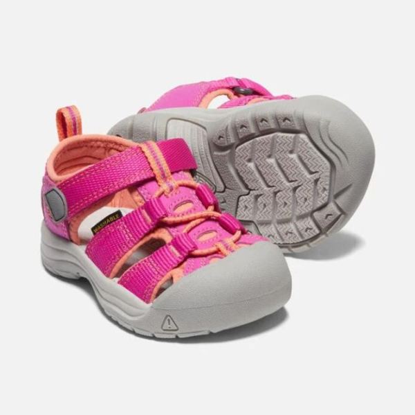 Keen Outlet Toddlers' Newport H2-Very Berry/Fusion Coral