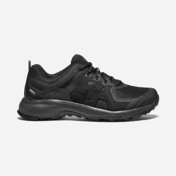 Keen Outlet Men's Explore Waterproof-BLACK/MAGNET - Click Image to Close