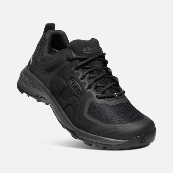 Keen Outlet Men's Explore Waterproof-BLACK/MAGNET