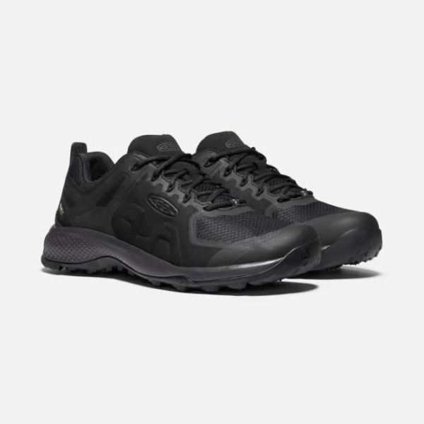 Keen Outlet Men's Explore Waterproof-BLACK/MAGNET - Click Image to Close