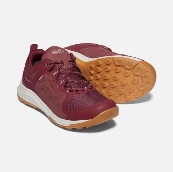 Keen Outlet Women's Explore Waterproof-TAWNY PORT/SATELLITE