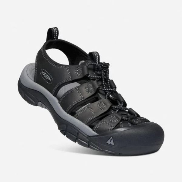 Keen Outlet Men's Newport-Black/Steel Grey - Click Image to Close