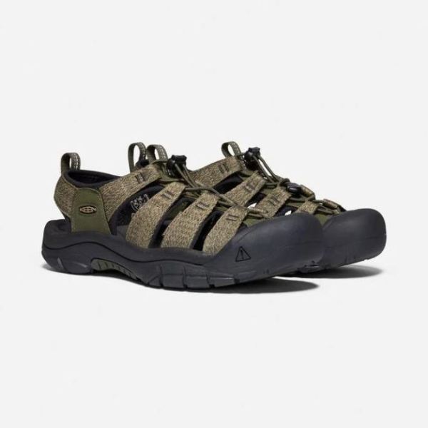 Keen Outlet Men's Newport H2-Forest Night/Black