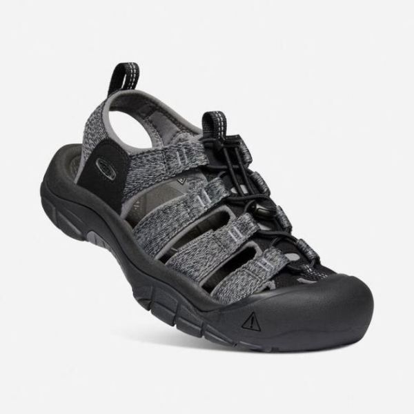 Keen Outlet Men's Newport H2-Black/Steel Grey - Click Image to Close