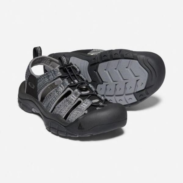 Keen Outlet Men's Newport H2-Black/Steel Grey - Click Image to Close