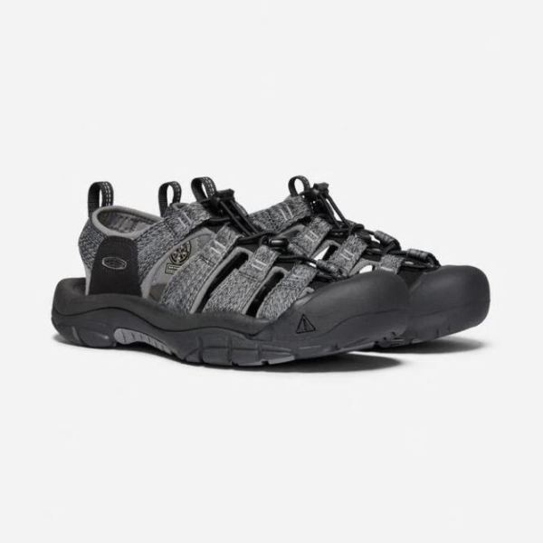 Keen Outlet Men's Newport H2-Black/Steel Grey - Click Image to Close