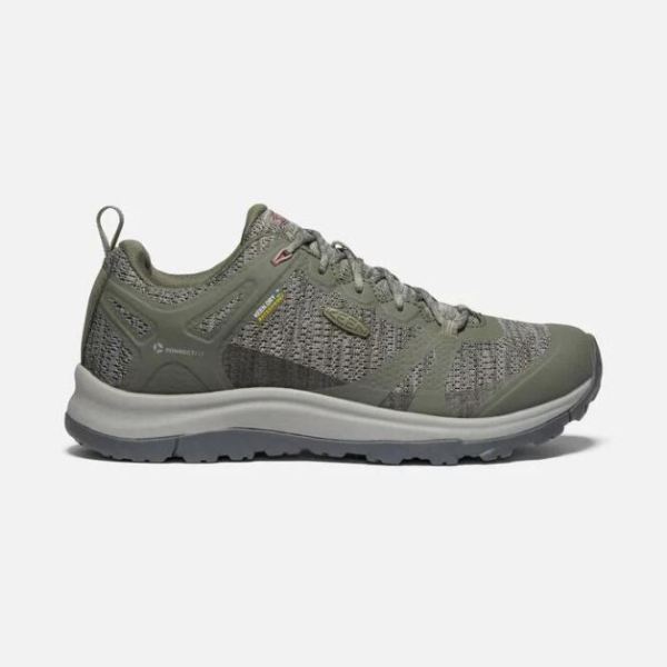 Keen Outlet Women's Terradora II Waterproof Shoe-Dusty Olive/Nostalgia Rose - Click Image to Close